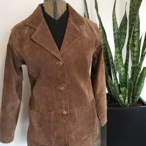 Newport News Brown Suede Leather Jacket